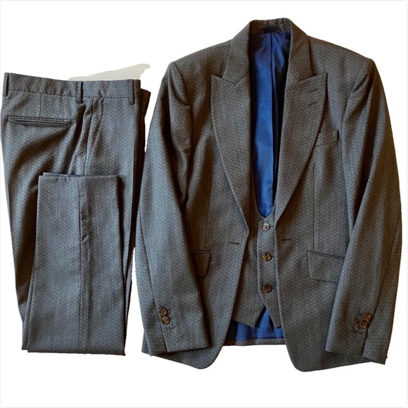 Vivienne Westwood Other - Vivienne Westwood Lightweight Wool Suit w/ Integrated Vest Slim EUR 54 XL